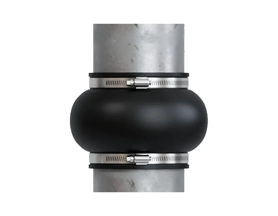 Fernco Expansion Joint on a vertical pipe