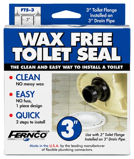 Fernco FTS-3 wax-free toilet seal box