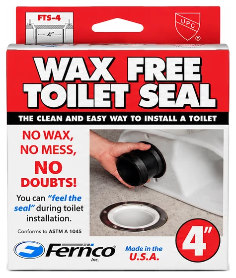 Fernco FTS-4 wax-free toilet seal box